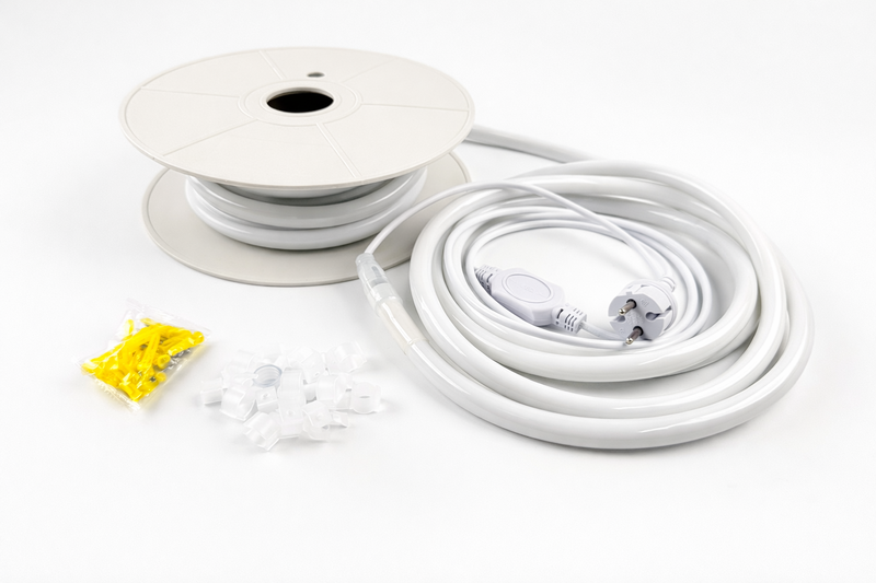 D16 Neon Flex Tube för Inredning | Varmvit 2700K | 15 meter | Inkl. stickpropp