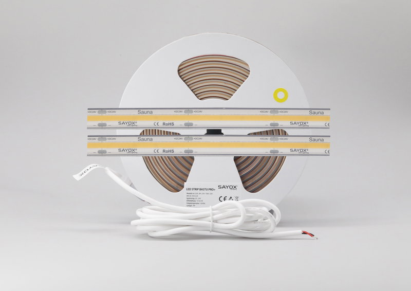 Bastu PRO+ LED-strip COB | 3 meter | 10W/m | Varmvit 2600K | IP67