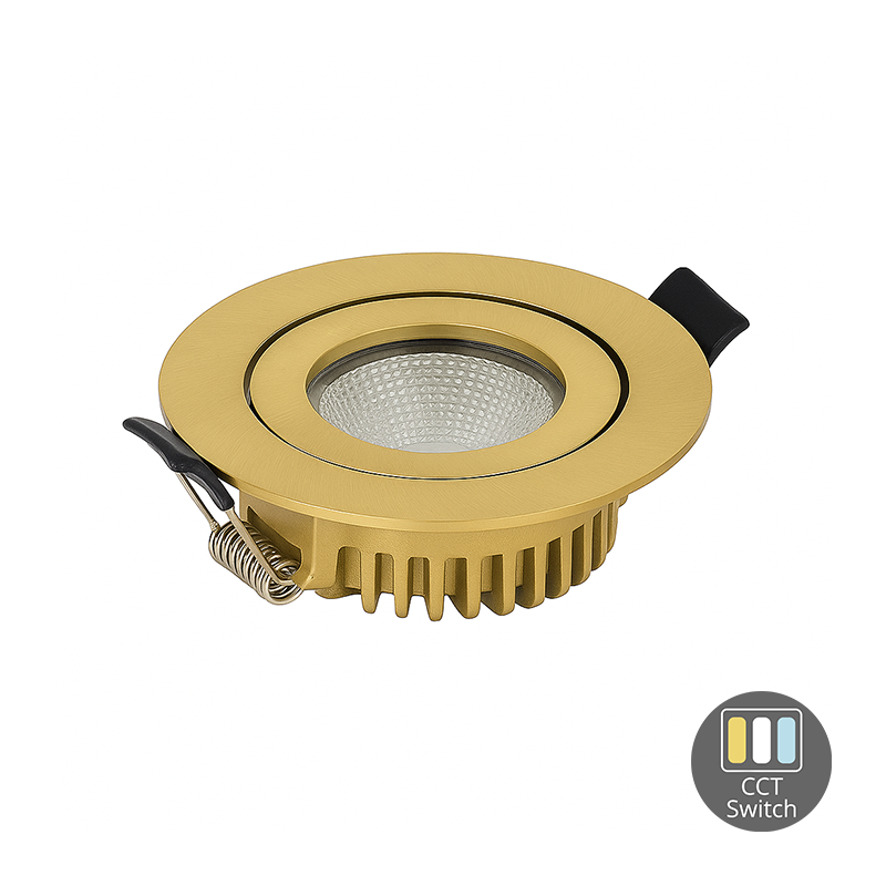 LED-Downlight | Slim-fit | 6W | Dimbar | Mässing | CCT