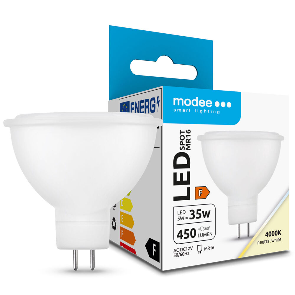 LED GU5,3 MR16 Spot 5W | Neutral vit 4000K | 12V