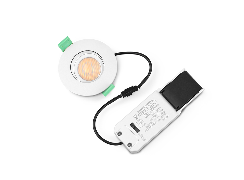 LED Downlight | 6W | Dimbar | 3CCT | IP65 | Inkl. värmeskydd  | ø65