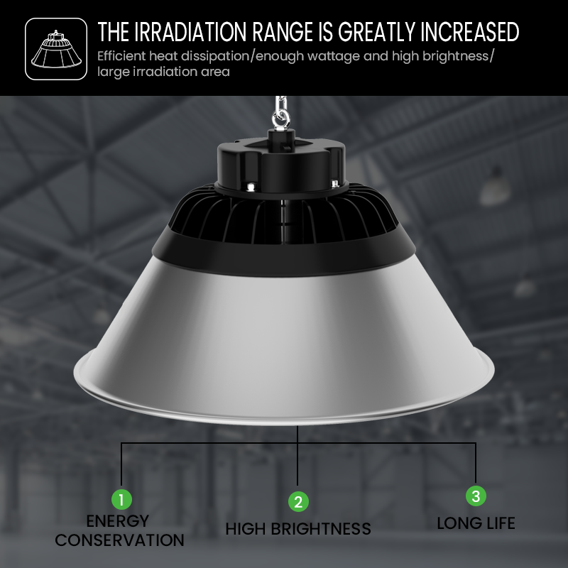 LED Highbay Aluminium Reflektor 90° | 100W