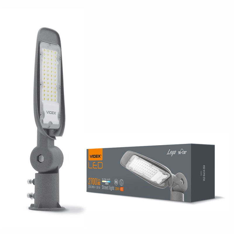 VIDEX | LEYA Gatubelysning 30W | Kallvit 5000K | IP65 VIDEX | LEYA Gatubelysning 30W | Kallvit 5000K | IP65