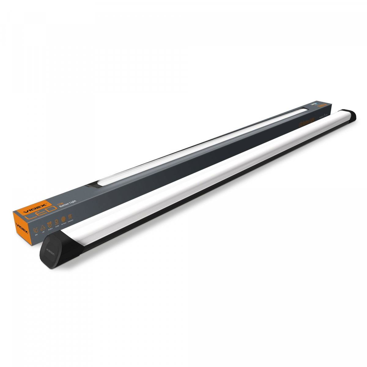VIDEX | LED armatur 72W | 120 cm | Kallvit 5000K | 8000 LM