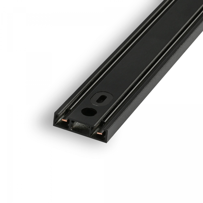 VIDEX | Tracklight-skena 2 meter | 1-fas | Svart | Magnetisk DC48V
