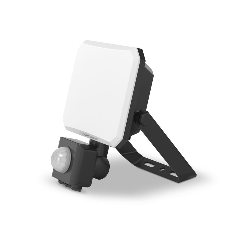 VIDEX | LED strålkastare 30W med sensor | Kallvit 5000K | IP65