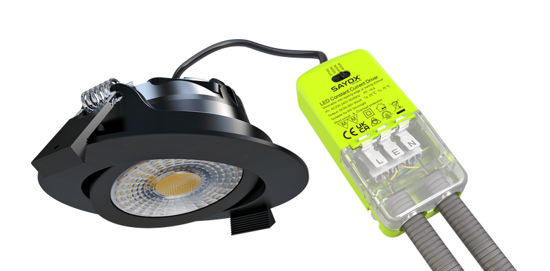 LED Downlight Slimmy V2 | 8W | CCT | 2700-3000K-4000K | IP65 | Dimbar | Värmeskydd
