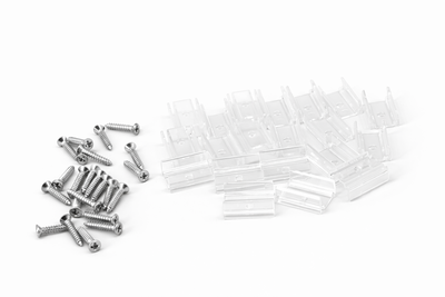 Sayox | 20-pack monteringsklämmor | PROFI | Inkl. skruv