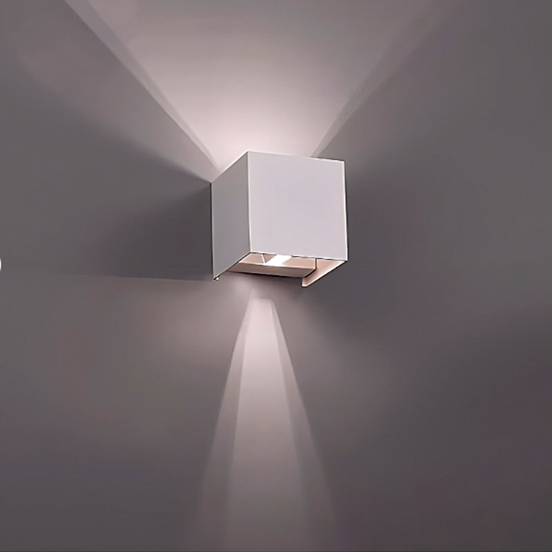 VIDEX | LED-kubvägglampa | 6W | Varmvit 2700K | IP54