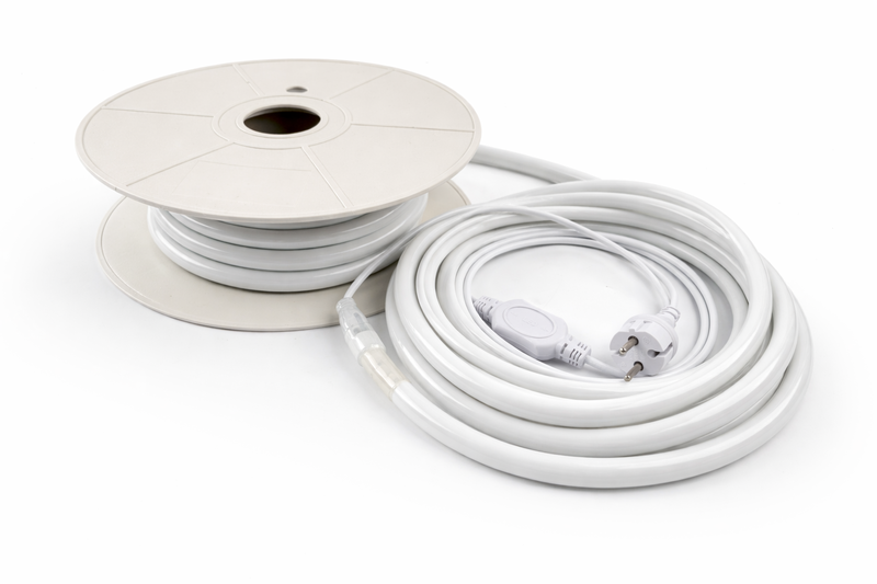 D16 Neon Flex Tube för Inredning | Varmvit 2700K | 15 meter | Inkl. stickpropp