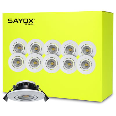 10-pack | LED Downlight Neo | 8W | Dimbar | 3CCT+D2W | IP65 | Inkl. värmeskydd | ø68 | RA>95