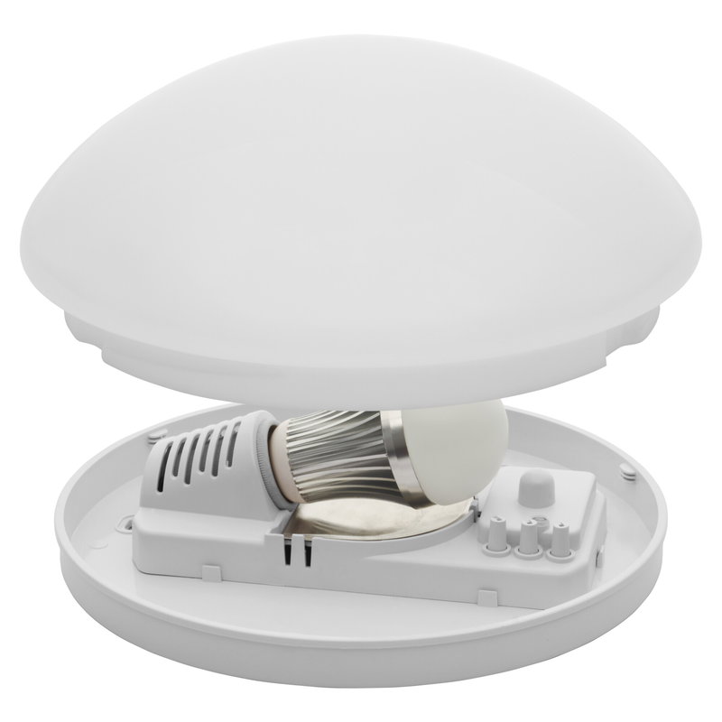 LED plafond lampa med utbytbar ljuskälla | 1xE27 | IP44