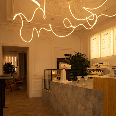 D16 Neon Flex Tube för Inredning | Varmvit 2700K | 15 meter | Inkl. stickpropp