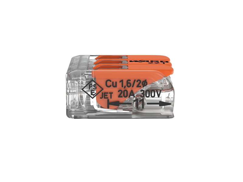 Kopplingsklämma | Wago | 221-413 | 3-polig