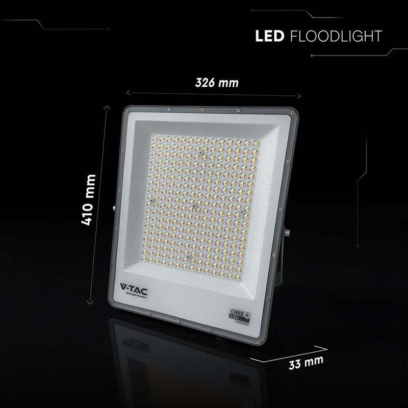 V-TAC | Strålkastare 200W | CCT  3 in 1 | IP65 | CREE-chip