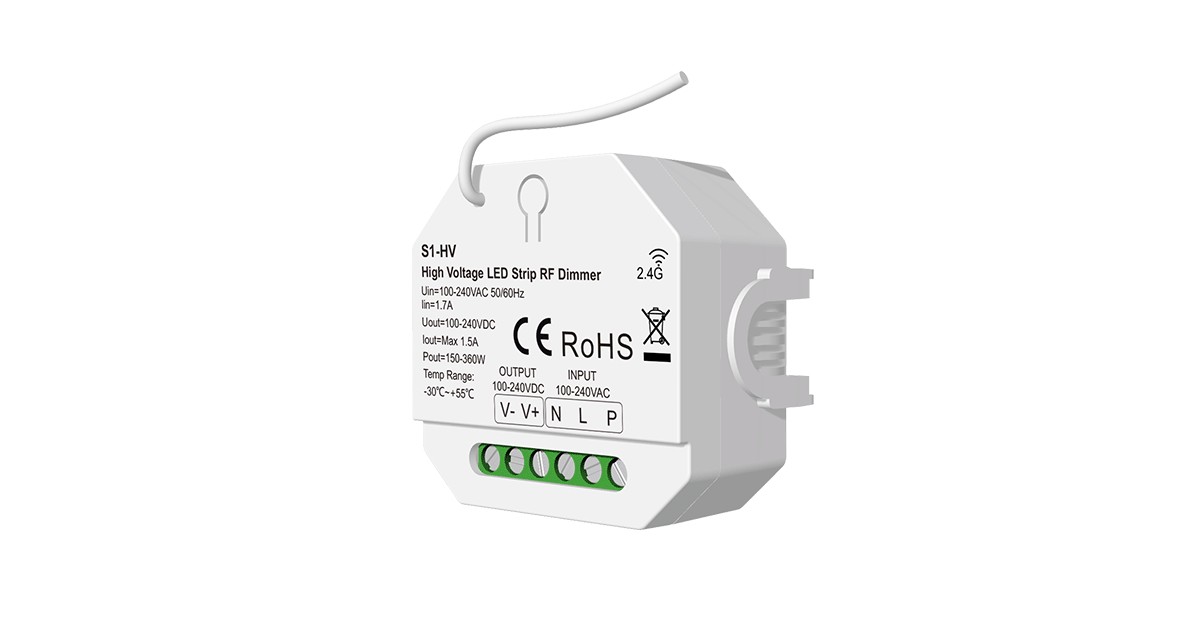 LED dimmer 360W | RF | push-dim