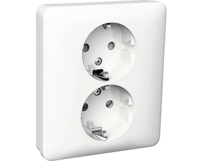 Schneider Electric Exxact Primo Vägguttag 2-vägs