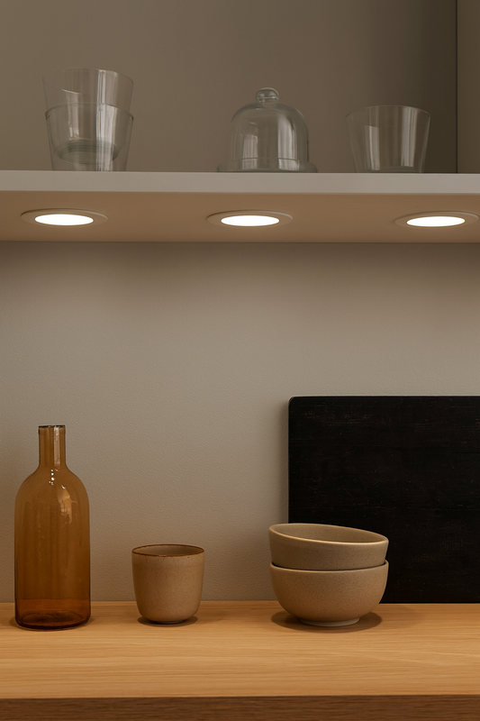 Köksbelysning MILO | Mini spot 2,7W | RA92 | 3000K Varmvit | Dimbar