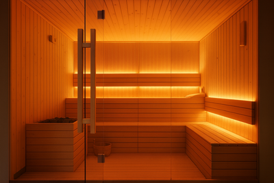 LED Strip Bastu | 24V | Extra-varmvit 2300K | 11W/m | IP68 | Dimbar