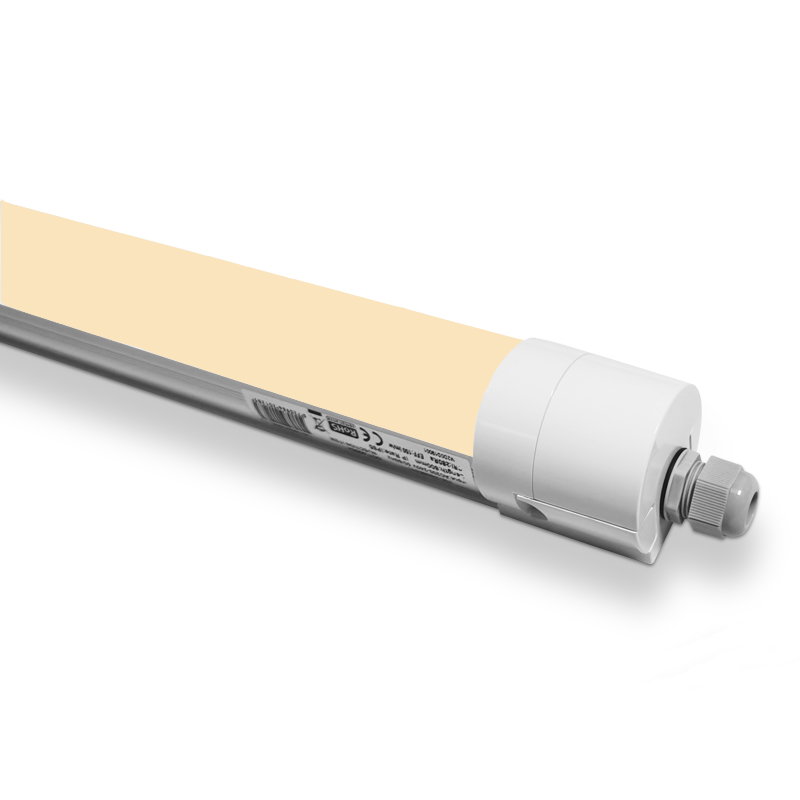 LED armatur 120cm 36W | Varmvit 3000K | 150 LM/W | IP65 | Philips driver
