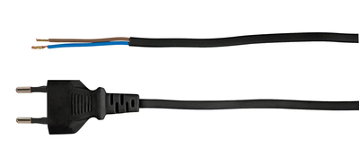 Strömkabel 1,5m | 2G | 0,75 | Svart