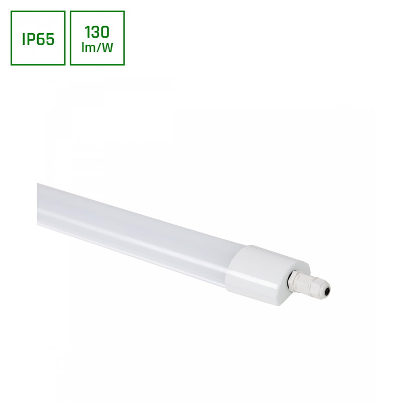 Vattentät 45W LED armatur | IP65 | 130 LM/W