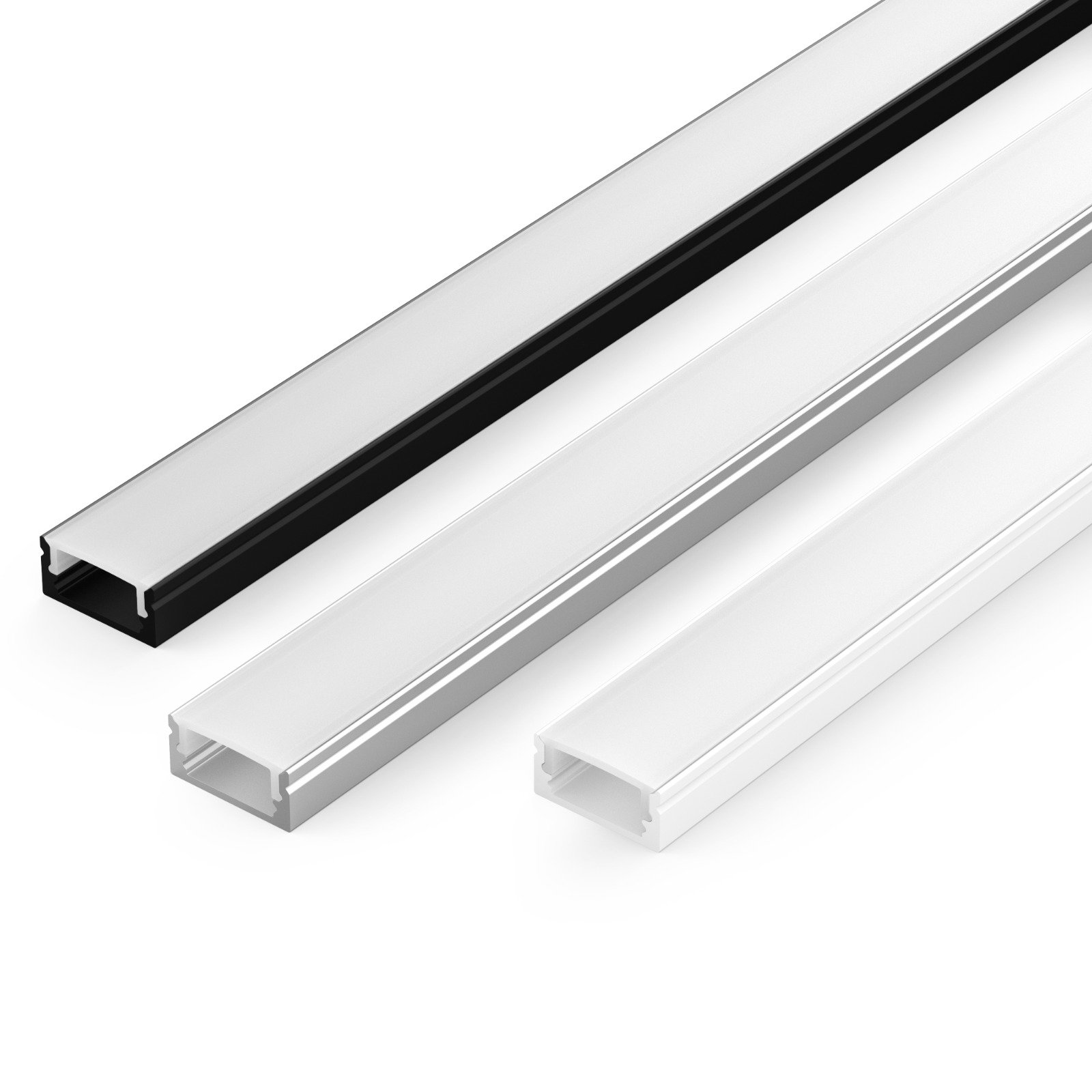 LED profil | SS17 | Utanpåliggande | 17 x 8,4 mm | 1 meter
