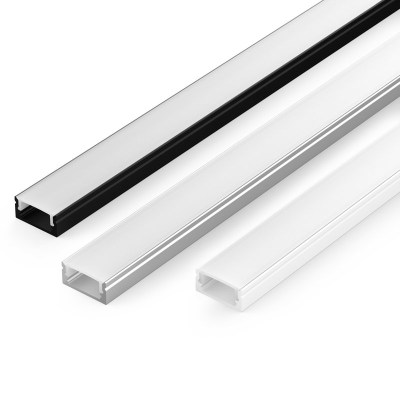LED Profil | SS17 | Utanpåliggande | 17 x 8,4mm | 1 & 2 meter