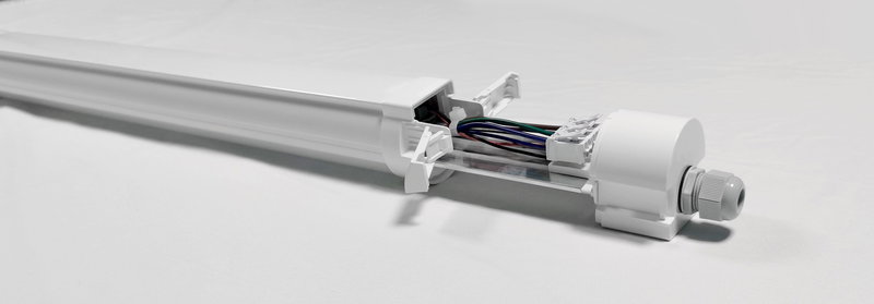 LED armatur 150cm 50W | Neutralvit 4000K | 150 LM/W | IP65 | Philips driver
