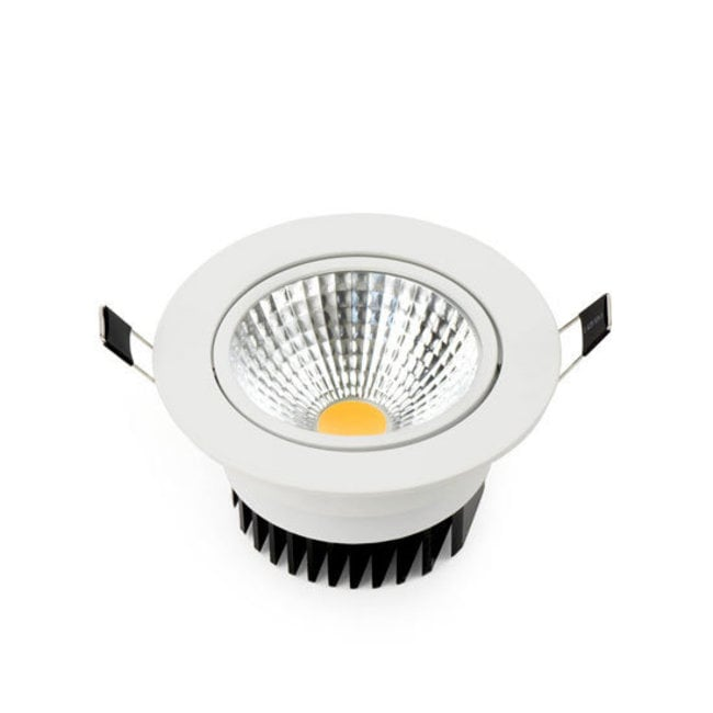 LED Infälld Spotlight | 7W | Varmvit 2700K | Ø108mm | Dimbar