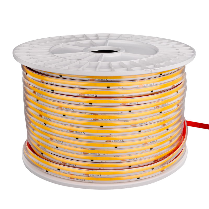 COB LED Strip E-Ultra-slim | 296 LED's/m | 10W/meter | IP65 | 230V AC | Dimbar