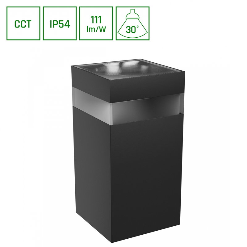 Vägglampa 9W CCT 230V IP54