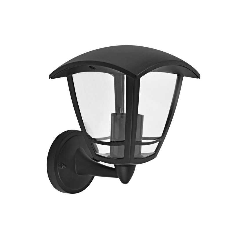 Aria-U vägglampa | 1xE27 Svart | IP44