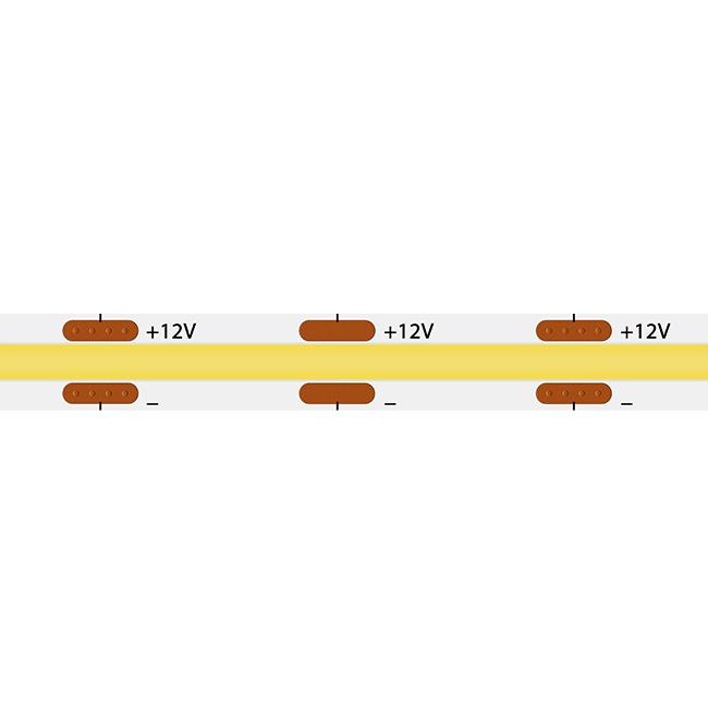 COB LED remsa 12V | 10W/m | 320 LED's/ meter | 5 meter | Premium