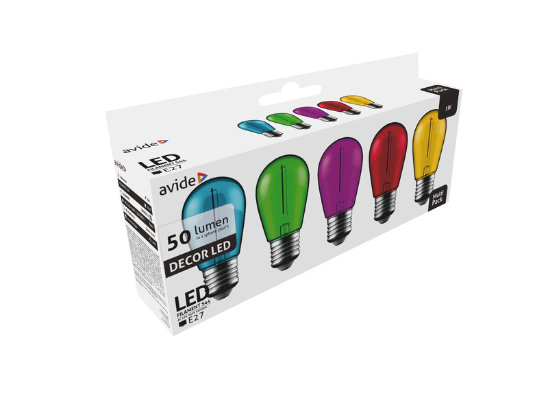 dekorations-belysning-g45-1w-e27-5st kopiera