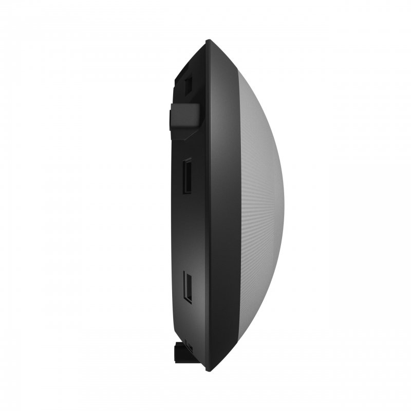 LED plafond med mikrovågsrörelsesensor | E27 | IP65 | Svart | IK-08 klass