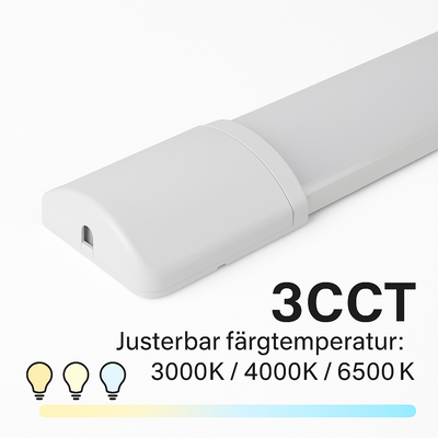 Växtbelysning med seriekoppling 120cm | 30W | 3CCT Ställbar färgtemperatur