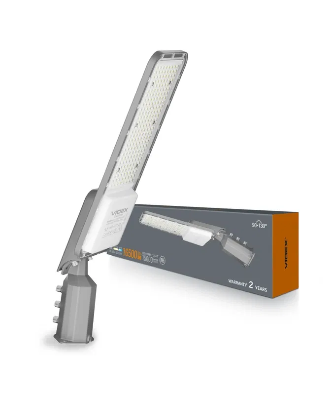 VIDEX | Gatubelysning 'LEYA' 150W | Kallvit 5000K | IP65