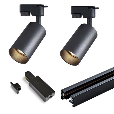 VIDEX | Tracklight startset | 1 meter | Svart