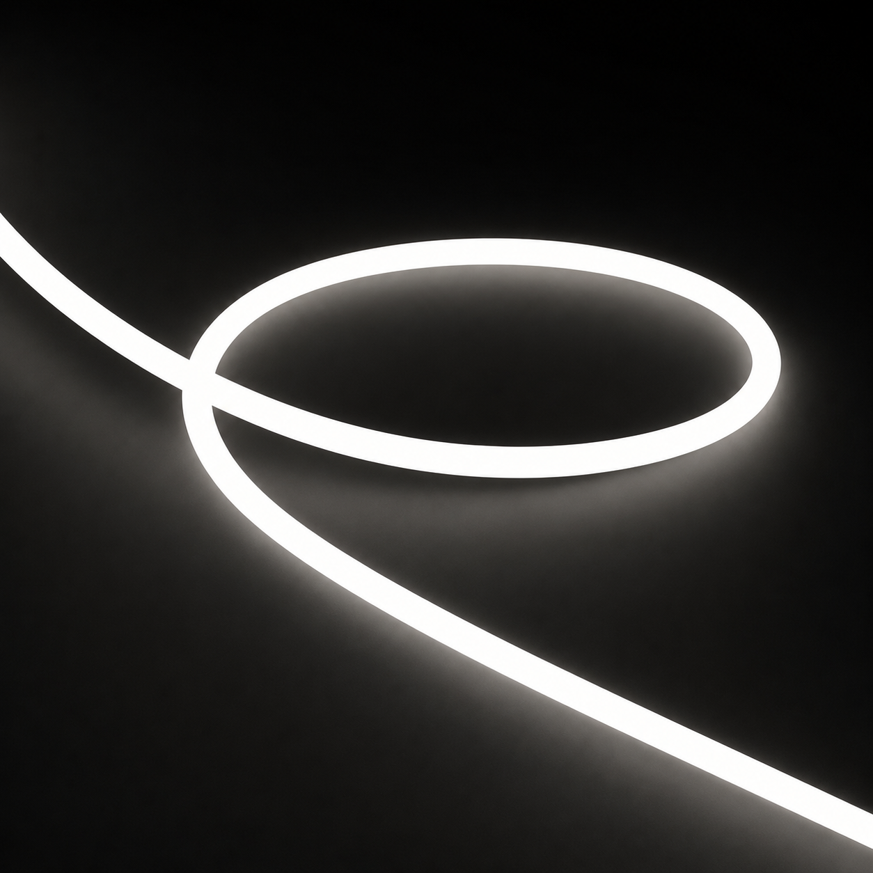 D16 Neon Flex Tube för Inredning | Neutralvit 4000K | 25 meter | Inkl. stickpropp