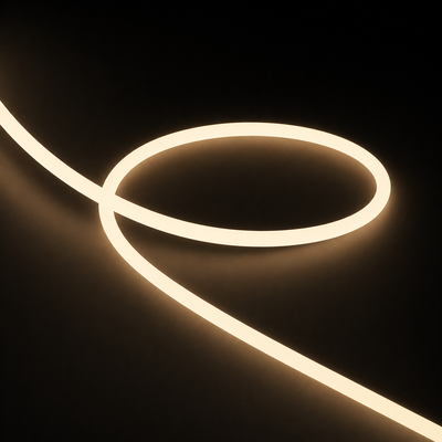 D16 Neon Flex Tube för Inredning | Varmvit 2700K | 15 meter | Inkl. stickpropp