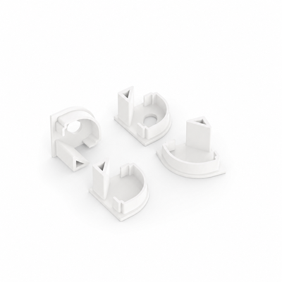 Sayox | SSC16 | Ändavslut för LED-profiler | Vit | Plast | 4-pack