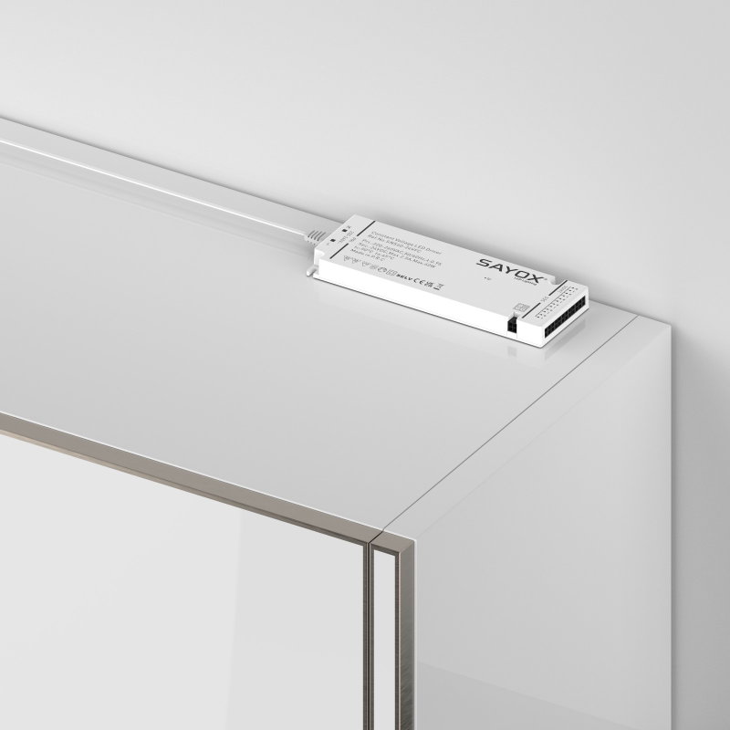 Sayox | 24V | Plug & Play LED-driver | 60W | Med 1,5 meter strömkabel | IP20