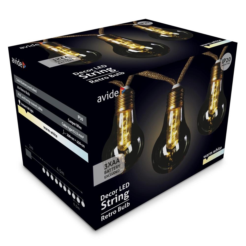 Avide | Dekor LED String 5m | IP44