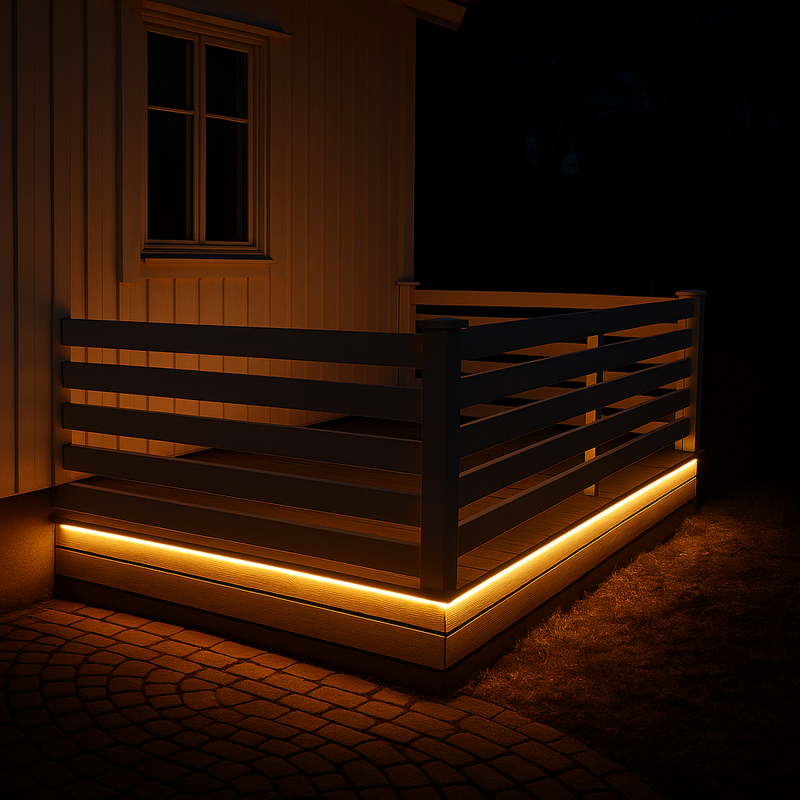 Vattentät Neon COB LED strip | 10,5W/m | 230V | 2700K | Dimbar | Super-flex