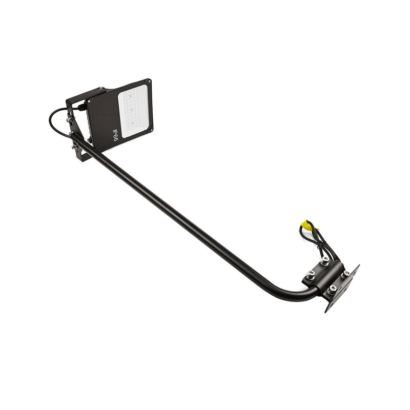 Skylto 50W | 4000K Neultralvit | IP67 | Med 90 cm Arm | Asymmetrisk