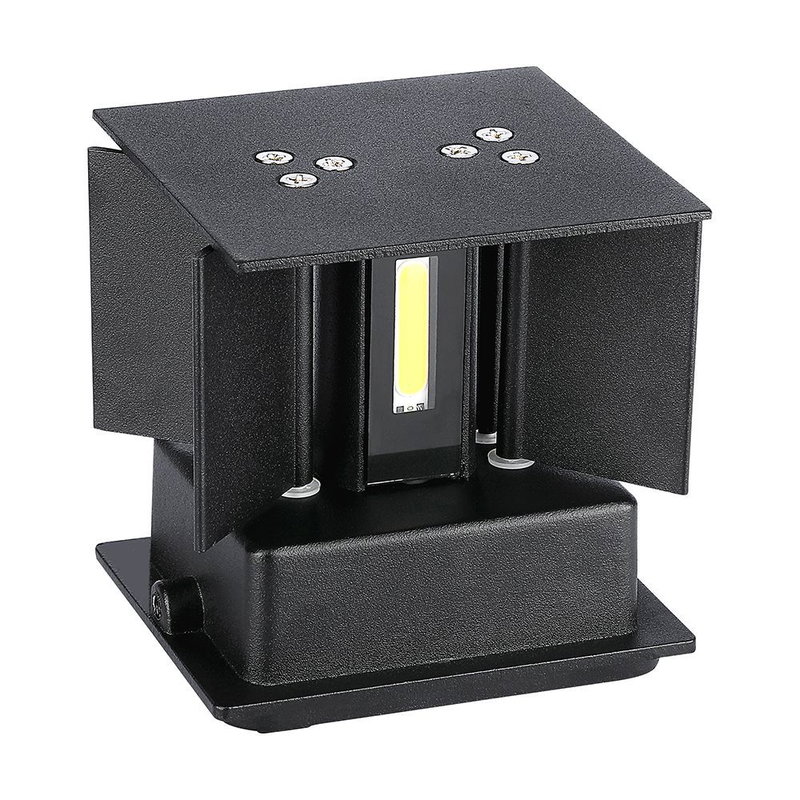 V-TAC | Vägglampa 11W | Svart | IP65