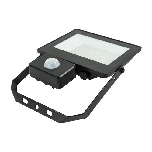 Modee Lighting LED strålkastare 30W |  Neutralvit 4000K | IP54 | + sensor