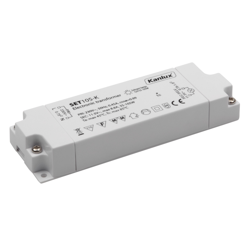 Transformator 12V 35-105W för halogen