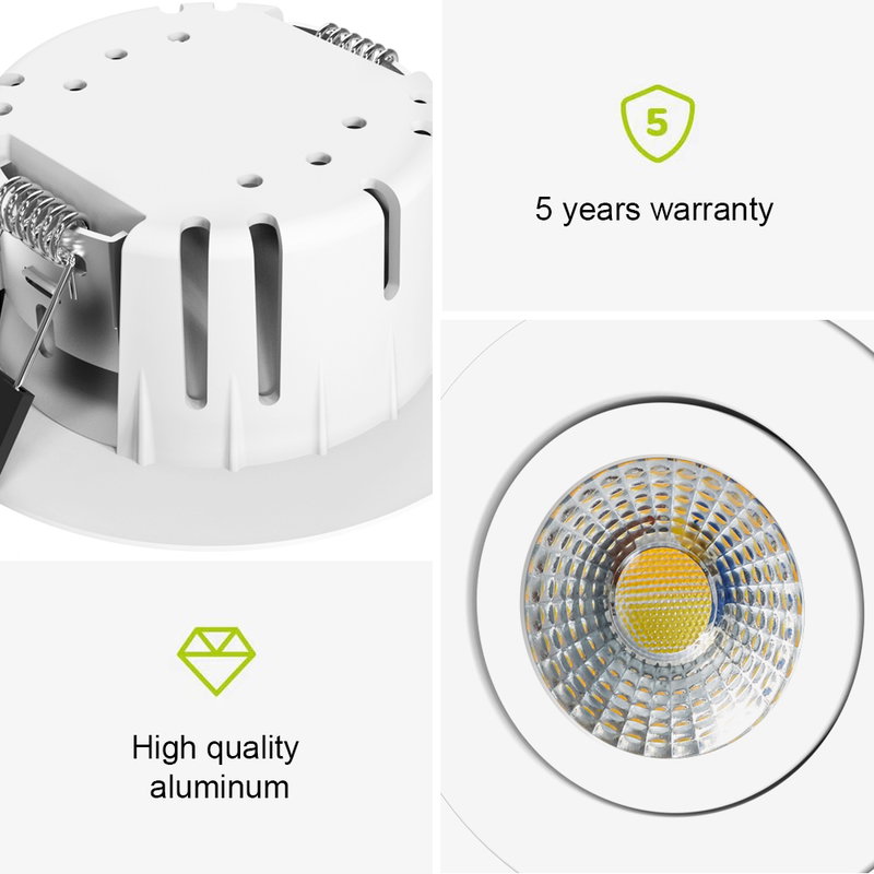LED Downlight Orbit | 5-7W | CCT+Dim2Warm | 2700-4000K | IP65 | Dimbar | Värmeskydd